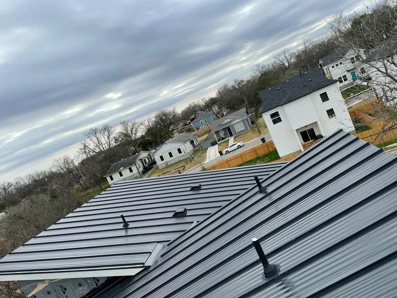 Standing seam metal roof panels with vents for Skylight Repair in Carol Stream
